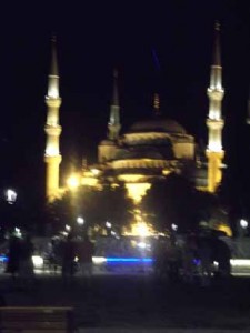 The Blue Mosque, one of the largest in Istanbul