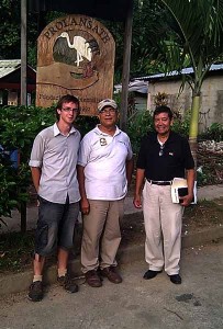 Me with Dennis Sierra and José of Fundación PROLANSATE, Honduras - one of the many groups I met that showed me their work